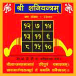 Effect of Shani Yantra for birth number eight (8) people