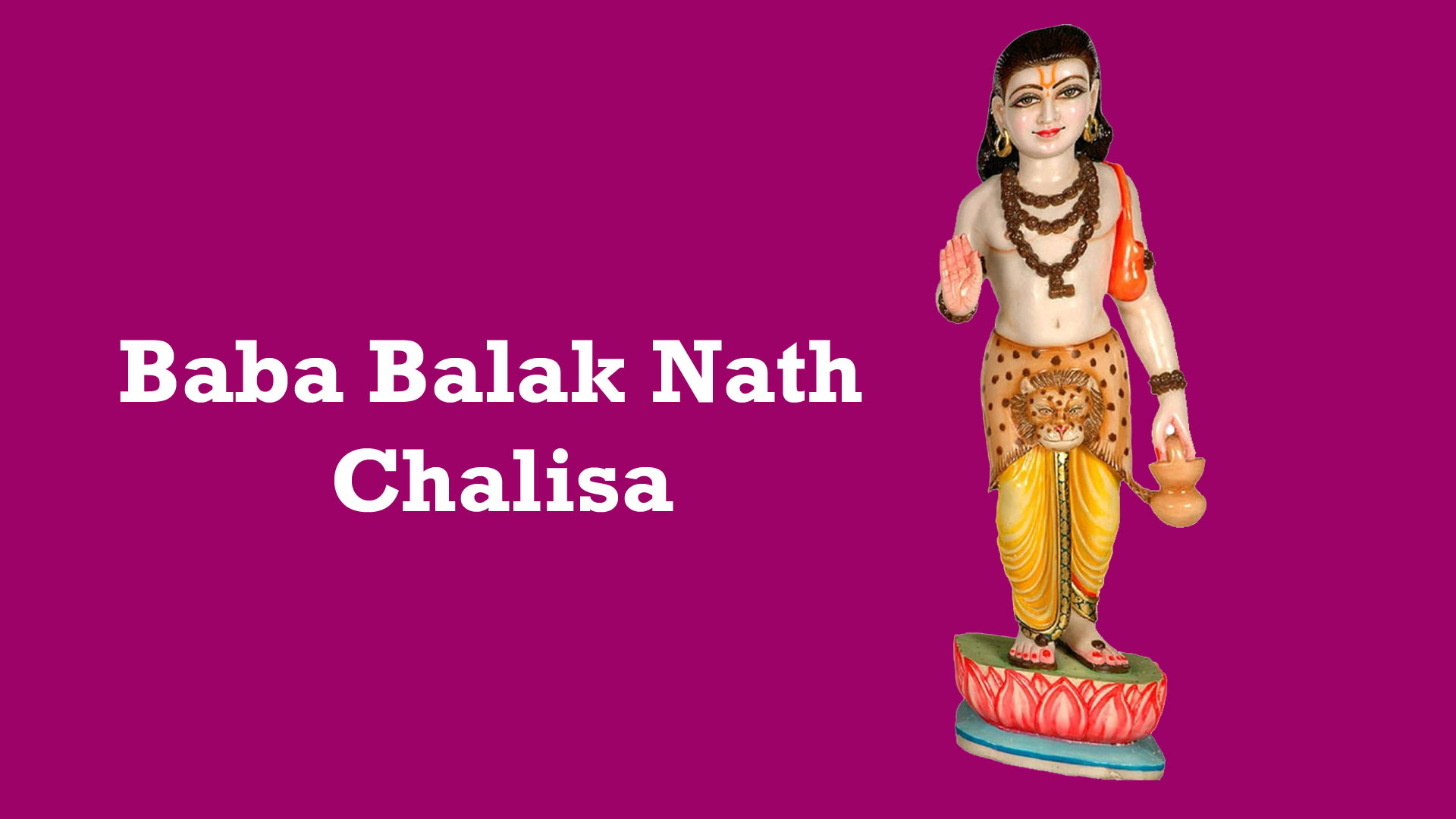 Baba Balak Nath Chalisa in Hindi